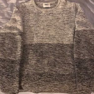 Charcoal/ Black Knit Sweater